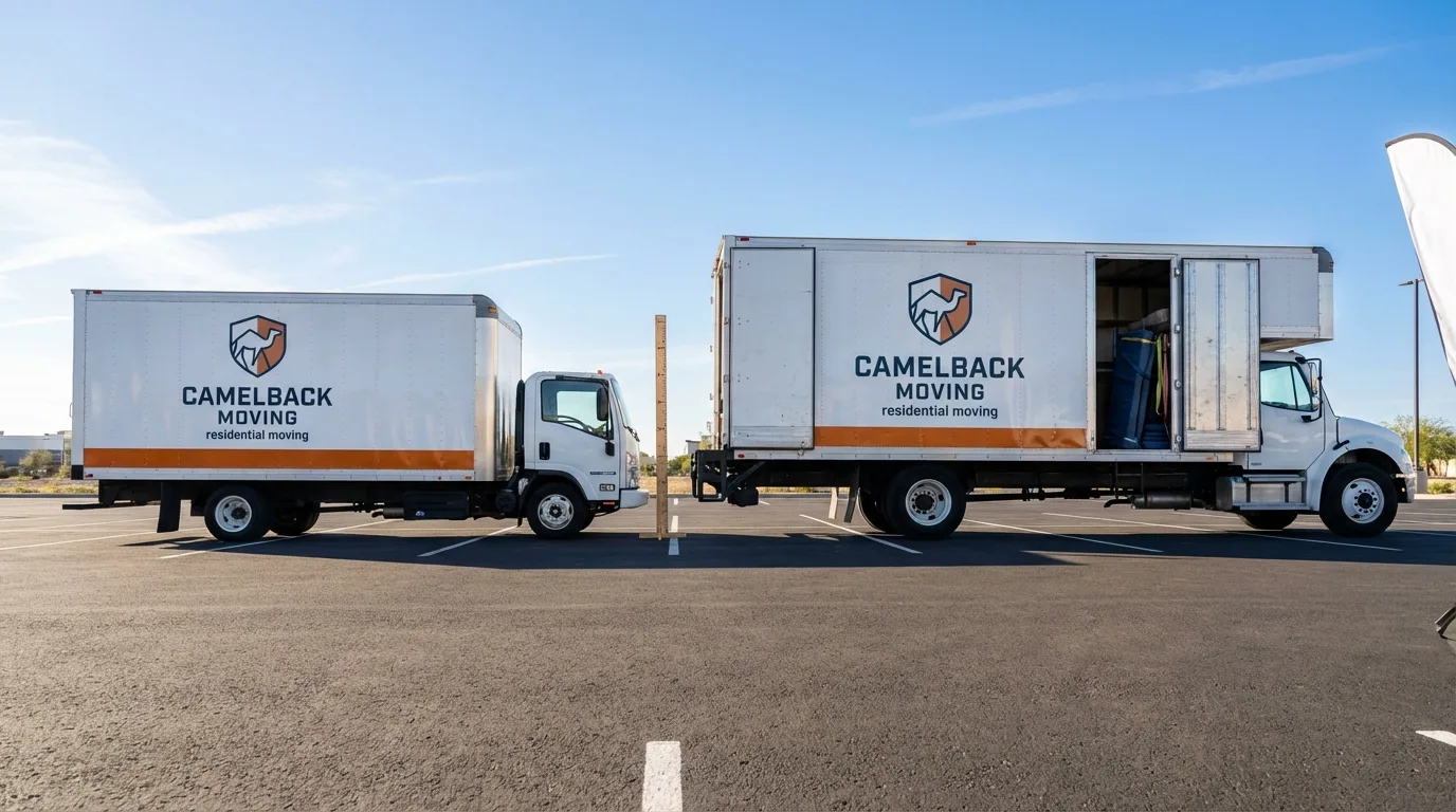 Moving truck size capacity guide in Bladensburg